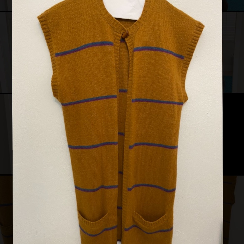 Vintage christian dior Sleeveless Long Cardigan